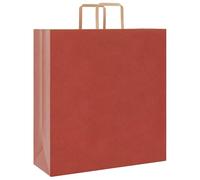 vidaXL Bolsas de Papel con Asas 50 uds Rojo 45x17x48 cm