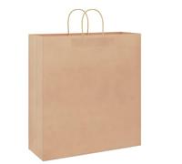 vidaXL Bolsas de papel kraft con asas 250 uds marrón 45x17x48 cm, bolsa de papel, bolsa de papel para regalo, bolsa de regalo de papel kraft