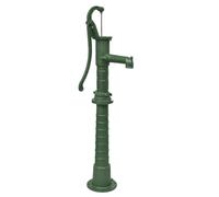 vidaXL Bomba de Agua y Soporte de Jardín Hierro Fundido Verde Bombeo de Riego