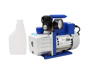 vidaXL Bomba de vacío de una Etapa con manómetro Aire Acondicionado, 71 L/min