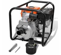vidaXL Bomba para Sacar Agua con Motor de Gasolina 4800 W Metal Naranja Negro