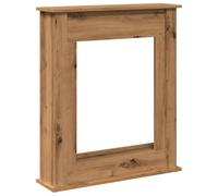 vidaXL Borde de Chimenea Madera ingeniería Roble Artisan 75x20x87,5 cm, Envolvente de Chimenea, repisa de Chimenea, repisa de Chimenea