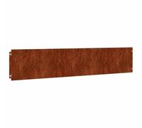 vidaXL Bordes de césped Acero corten Flexible 10 Piezas 20x103 cm, Bordes de jardín, bordura de césped, Bordes de arriate, Bordes de jardín