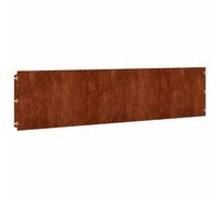 vidaXL Bordes de césped Acero corten Flexible 10 Piezas 25x103 cm, Bordes de jardín, bordura de césped, Bordes de arriate, Bordes de jardín