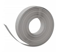 vidaXL Bordura de Jardín, Bordura Flexible, Rollo de Borde, Bordura para Césped Parterre Sendero Estanque, Polietileno Gris 10 m 10 cm