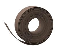 vidaXL Bordura de jardín Polietileno marrón 10 m 15 cm