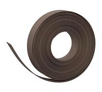 vidaXL Borduras de jardín 2 uds Polietileno marrón 10 m 10 cm
