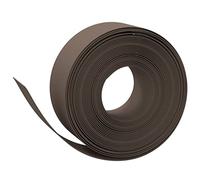 vidaXL Borduras de jardín 2 uds Polietileno marrón 10 m 20 cm
