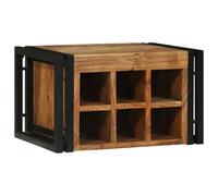 vidaXL Botellero 46x35x27.5 cm Madera de Acacia Sólida