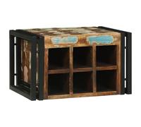 vidaXL Botellero 46x35x27.5 cm Madera Maciza Recuperada
