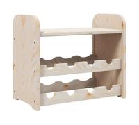 Vidaxl botellero con tablero superior madera maciza pino 43x25x37 cm