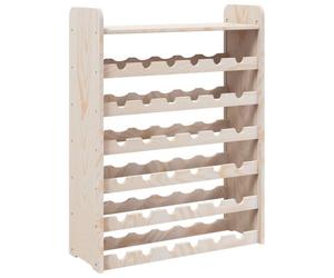 Vidaxl botellero con tablero superior madera maciza pino 67,5x25x87 cm