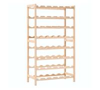 Vidaxl botellero de madera de cedro 57,5x28x102 cm 28 cm