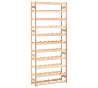 vidaXL Botellero de madera de pino para 77 botellas – elegante y robusto