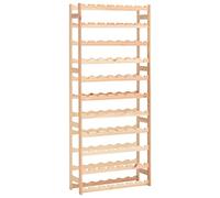 vidaXL Botellero de Madera de Pino Decoración Hogar Vino Mobiliario Decoración Interior Toque Moderno Elegante Robusto Duradero 77 Botellas
