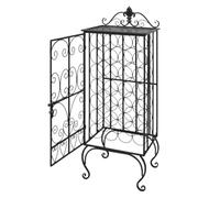 vidaXL Botellero de Metal para 28 Botellas