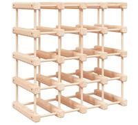 vidaXL Botellero, Estante para 20 Botellas, Soporte para Botellas de Vino Alcohol, Botellero para Cocina Bar Bodega, Madera Maciza de Pino