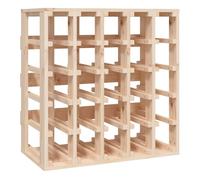 Vidaxl botellero madera maciza de pino 58,5x33x60,5 cm