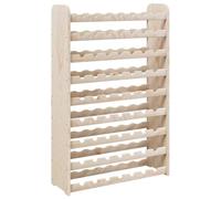 vidaXL Botellero Madera Maciza de Pino 72,5x25x111,5 cm