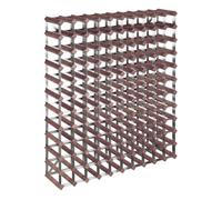 vidaXL Botellero para 120 botellas Estantería de madera maciza de pino Marrón