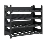 Vidaxl botellero para 24 botellas pp apilable