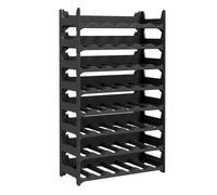 Vidaxl botellero para 48 botellas pp apilable