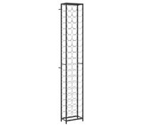 vidaXL Botellero para 57 Botellas Hierro Forjado Negro 34x18x200 cm