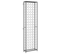 vidaXL Botellero para 95 botellas hierro forjado negro 54x18x200 cm