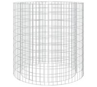 vidaXL Brasero de gaviones Hierro galvanizado Ø100 cm
