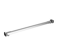 vidaXL Brazo de Soporte para Mampara de Ducha Pared sin Marco Puerta Fijo Conexión de Cristal a Cristal Barra de Apoyo 47,5 cm Acero Inoxidable