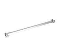vidaXL Brazo de Soporte para Mampara de Ducha Pared sin Marco Puerta Fijo Conexión de Cristal a Cristal Barra de Apoyo 57,5 cm Acero Inoxidable