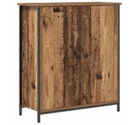 vidaXL Buffet rústico con Dos Puertas de 70 x 30 x 80 cm, Hecho de Madera de ingeniería y Acero Guardar Cosas en el Comedor, Tiene un Acabado Envejecido. Es una Unidad Moderna y elega