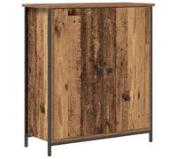 vidaXL Armario Buffet Rústico Almacenamiento En Madera Vieja Con Detalles De Metal | Muebles Atractivos Para El Comedor Con Madera Sólida Reciclada Y Diseño De Fácil Acceso Y Espacio Amplio