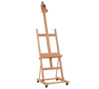 vidaXL Caballete de Pintura Madera Maciza de Haya 55x53,5x178 cm