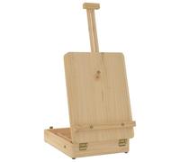 vidaXL Caballete de sobremesa madera maciza pino 27x43x68 cm