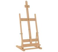 vidaXL Caballete de sobremesa Madera Maciza Pino 29,5x33x80 cm