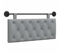 vidaXL Cabecera Colgante Gris Claro 110 x 55 x 7 cm Tela, Cabecero Rectangular de Tela para Dormitorio, diseño Moderno Colgante, Respaldo Acogedor y Suave, eficiente en Espacio