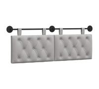 vidaXL Cabecera Colgante Gris Nube 130 x 55 x 7 cm Tela, Cabecero Rectangular de Tela para Dormitorio, diseño Moderno Colgante, Respaldo Acogedor y Suave, eficiente en Espacio