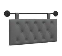 vidaXL Cabecera Colgante Gris Oscuro 100 x 55 x 7 cm Tela, Cabecero Rectangular de Tela para Dormitorio, diseño Moderno Colgante, Respaldo Acogedor y Suave, eficiente en Espacio