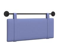 vidaXL Cabecera Colgante Liso Azul Jeans 110 x 55 x 5 cm Tela, Decoración de Dormitorio, cabecero Moderno, Fondo de Cama montado, Punto Focal Lujoso, Comodidad Atemporal
