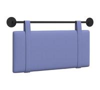 vidaXL Cabecera Colgante Liso Azul Jeans 90 x 55 x 5 cm Tela, Decoración de Dormitorio, cabecero Moderno, Fondo de Cama montado, Punto Focal Lujoso, Comodidad Atemporal