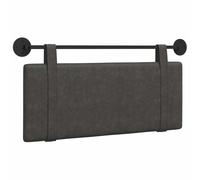 vidaXL Cabecera Colgante Liso Negro 110 x 55 x 5 cm PU Antiguo, Cabecero Moderno montado en la Pared, Acento Estiloso para el Dormitorio, Soporte cómodo para la Cama, Mueble Decorativo, Elemento de d
