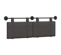vidaXL Cabecera Colgante Liso Negro 150 x 55 x 5 cm PU Antiguo, Cabecero Moderno montado en la Pared, Acento Estiloso para el Dormitorio, Soporte cómodo para la Cama, Mueble Decorativo, Elemento de d