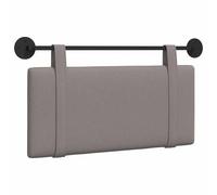 vidaXL Cabecera Colgante Liso Taupé 100 x 55 x 5 cm Tela, Decoración de Dormitorio, cabecero Moderno, Fondo de Cama montado, Punto Focal Lujoso, Comodidad Atemporal