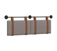 vidaXL Cabecera Colgante Liso Taupé 120 x 40 cm Madera de ingeniería, Cabecero Moderno, Rectangular para Pared en Dormitorio, Accesorio Funcional, diseño Simple, Ahorra Espacio