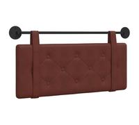 vidaXL Cabecera Colgante Marrón Brillante 100 cm PU Antiguo, Cabecero Moderno Rectangular montado en la Pared, Respaldo de Cama de Espuma Minimalista, Elegante adición Decorativa para el Dormitorio