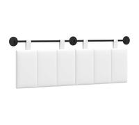 vidaXL Cabecera Colgante Montaje en la Pared 150 x 55 x 5 cm Tela, Decoración de Dormitorio, cabecero Colgante Moderno, Panel tapizado Que Ahorra Espacio, diseño Minimalista Ajustable