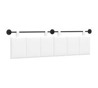 vidaXL Cabecera Colgante Montaje en la Pared 190 x 55 x 5 cm Tela, Decoración de Dormitorio, cabecero Colgante Moderno, Panel tapizado Que Ahorra Espacio, diseño Minimalista Ajustable