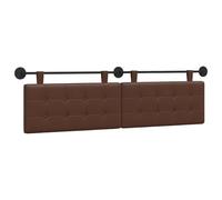 vidaXL Cabecera Colgante Montaje en la Pared Cuero sintético, Dormitorio, Rectangular, Moderno, Cabecero montado en la Pared, Diseño Que Ahorra Espacio, Decoración Elegante, Líneas limpias y Simples