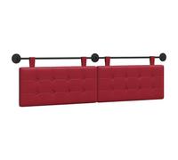 vidaXL Cabecera Colgante Montaje en la Pared Cuero sintético, Dormitorio, Rectangular, Moderno, Cabecero montado en la Pared, Diseño Que Ahorra Espacio, Decoración Elegante, Líneas limpias y Simples